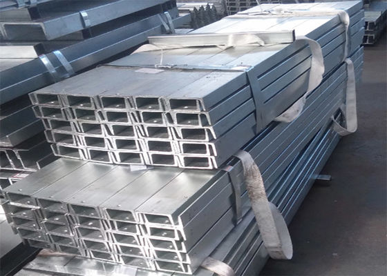 ASTM 304 316 Warmgewalste Holle Secties, 3.0Mm U-vormig Roestvrij staalkanaal