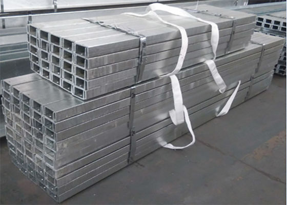 ASTM 304 316 Warmgewalste Holle Secties, 3.0Mm U-vormig Roestvrij staalkanaal